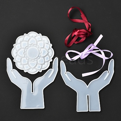 DIY Shelf Silicone Statue Molds DIY-L057-04-1