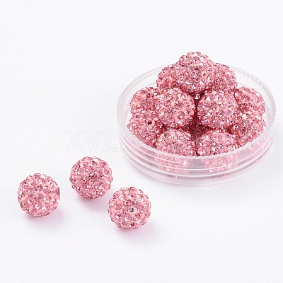 Pave Disco Ball Beads RB-H258-10MM-223-1