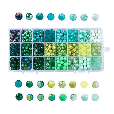Mixed Style Glass Beads GLAA-JP0001-04J-1