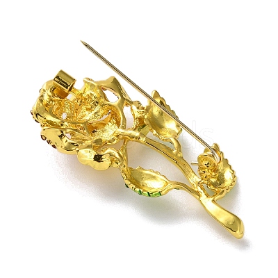 Fashion Golden Zinc Alloy Enamel Pins JEWB-D068-01G-05-1