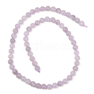 Natural Lavender Amethyst Beads Strands G-Z136-A01-6mm-1