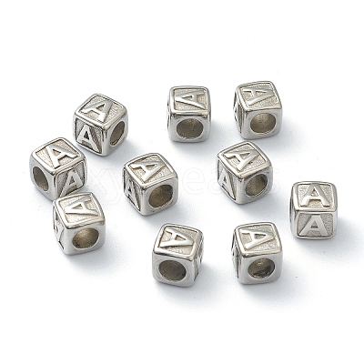Tarnish Resistant 304 Stainless Steel European Beads STAS-H145-01A-P-1