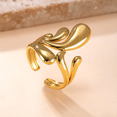 304 Stainless Steel Cuff Open Rings WG1A940-02-1