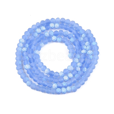 Transparent Glass Beads Strands EGLA-A044-T2mm-MB14-1