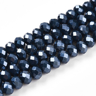 Electroplate Glass Beads Strands LS-EGLA-A044-P6mm-A16-1