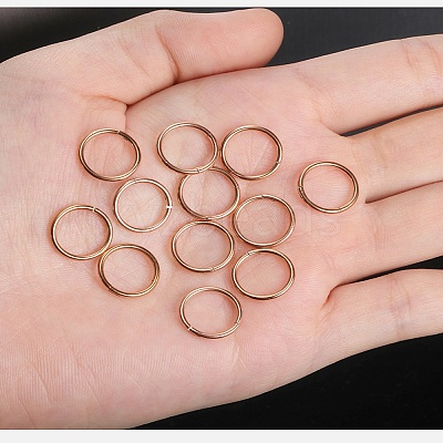 316L Surgical Stainless Steel Hoop Cartilage Earrings WGB51CA-70-1