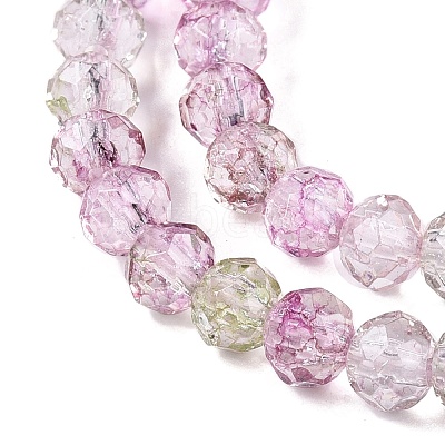 Transparent Glass Beads Strands GLAA-T023-4mm-A16-1