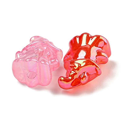10Pcs Halloween Themed UV Plating Acrylic Beads OACR-L017-08A-1