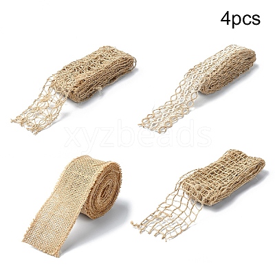 Braided Burlap Ribbon OCOR-YW0001-08-1
