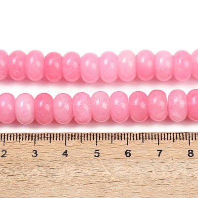 Dyed Natural White Jade Beads Strands G-G107-A28-01-1