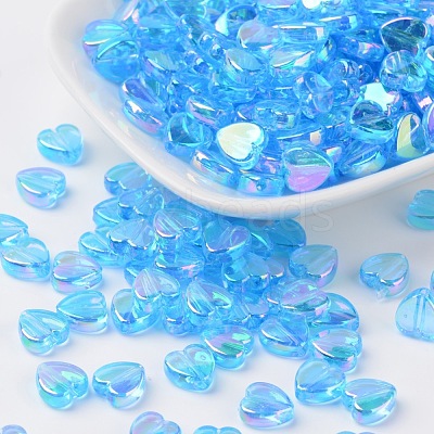 Transparent Acrylic Beads X-PL539-833-1
