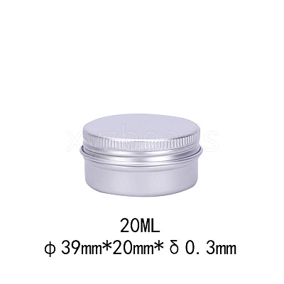 20ml Round Aluminium Tin Cans CON-L009-B02-1
