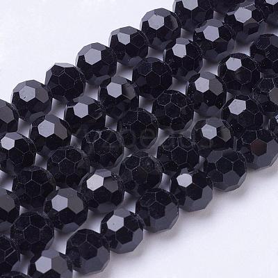 Glass Beads Strands EGLA-J042-8mm-08-1