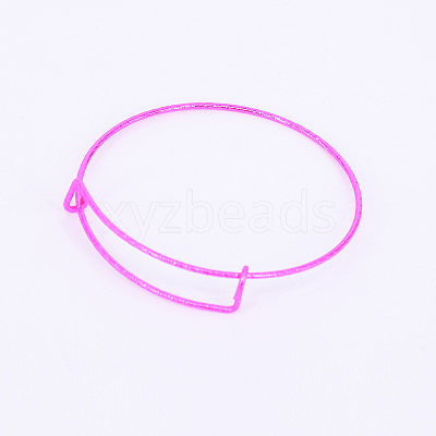 Adjustable Iron Bangle Making BJEW-TAC0004-02D-1