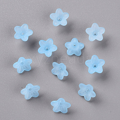 Transparent Acrylic Beads X-PL554-12-1