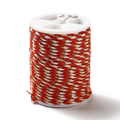 4-Ply Polycotton Cord with Metallic Thread OCOR-Z003-D104-1