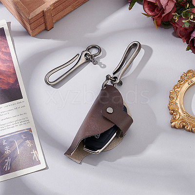 2Pcs Alloy Shackle Clasps with S Hook Clasps FIND-PH0026-11A-AS-1