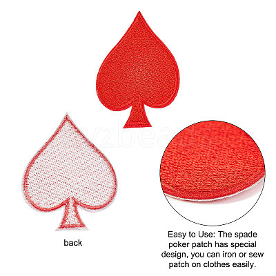 Hot Melt Adhesive Embroidery Cloth Iron on/Sew on Patches DIY-GF0003-96-1