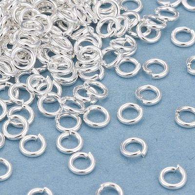 Rack Plating Brass Open Jump Rings KK-O139-18H-S-1