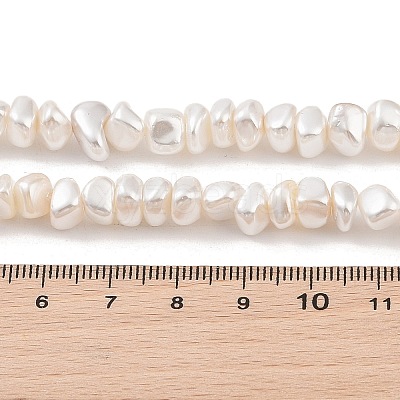 Electroplated Shell Pearl Beads Strands BSHE-C006-03B-1