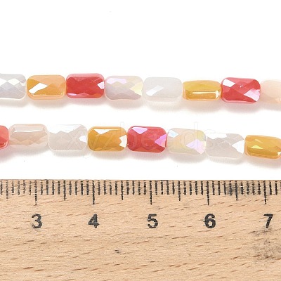 Electroplate Glass Beads Strands EGLA-P068-01A-10-1