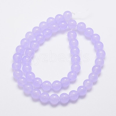 Natural & Dyed Malaysia Jade Bead Strands X-G-A146-8mm-A18-1
