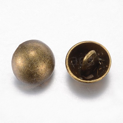 Alloy Shank Buttons BUTT-D054-11.5mm-06AB-1