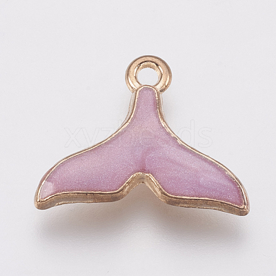 Zinc Alloy Enamel Pendants PALLOY-I124-06G-C-1