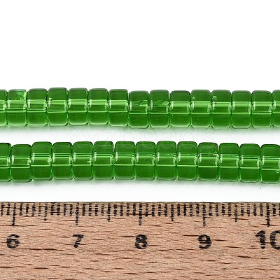 Transparent Glass Beads Strands GLAA-N026-3x6mm-T09-1