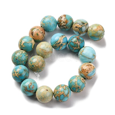 Dyed Natural Regalite/Imperial Jasper/Sea Sediment Jasper Beads Strands G-B124-C03-07-1