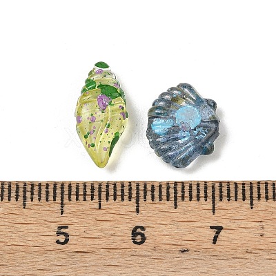 Ocean Theme Transparent Acrylic Beads OACR-D321-02-1