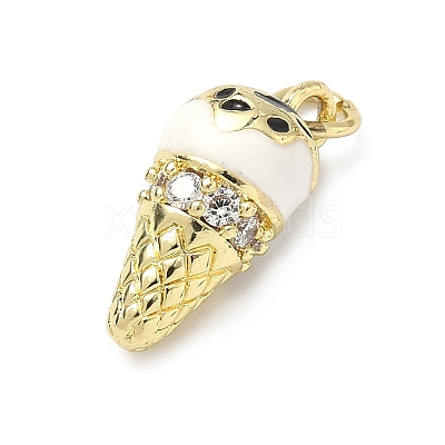 Brass Micro Pave Cubic Zirconia Pendants LS-KK-H255-03G-03-1