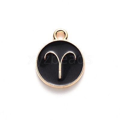 Alloy Enamel Pendants LS-ENAM-S124-01A-08A-1