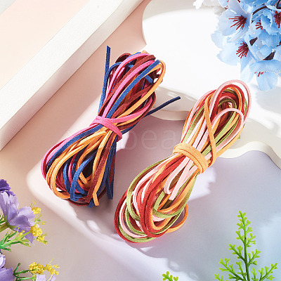 2 Bundles Faux Suede Cord Sets LW-TA0001-08F-1