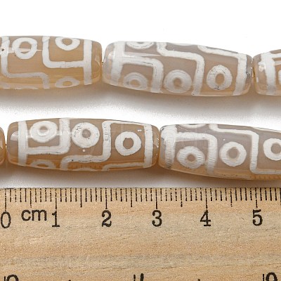 Tibetan Style dZi Beads Strands G-P526-C01-1