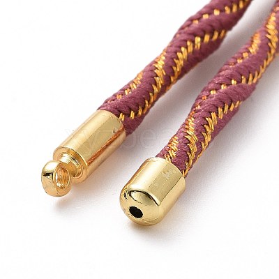 Nylon Cord Silder Bracelets MAK-C003-03G-21-1