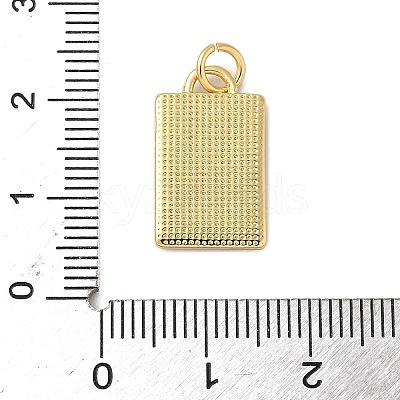 Brass Enamel Pendants KK-C110-37G-01-1