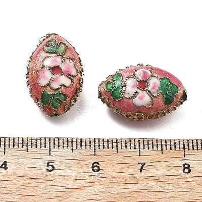 Handmade Cloisonne Beads CLB-Q002-09D-1