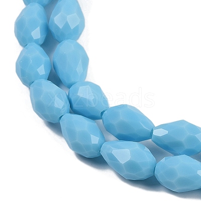 Opaque Solid Color Beads Strands EGLA-N013-P8mm-D10-1