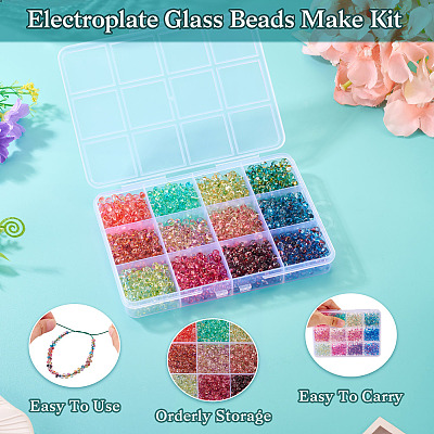 180G 12 Colors 6/0 Gradient Color Glass Seed Beads SEED-TA0001-63-1