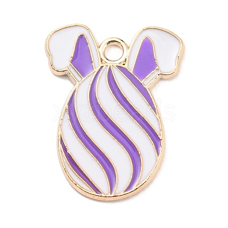 Easter Alloy Enamel Pendants ENAM-P251-A01-KCG02-1