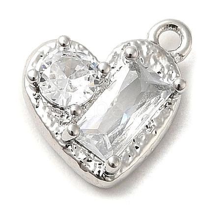 Brass Micro Pave Cubic Zirconia Pendants LS-ZIRC-P113-05P-1