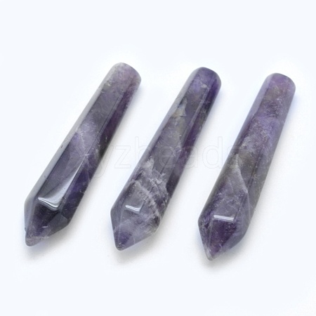 Natural Amethyst Pointed Beads X-G-E490-E21-1