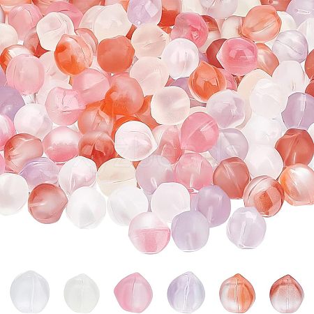  120Pcs 6 Colors Glass Beads GGLA-NB0001-11-1