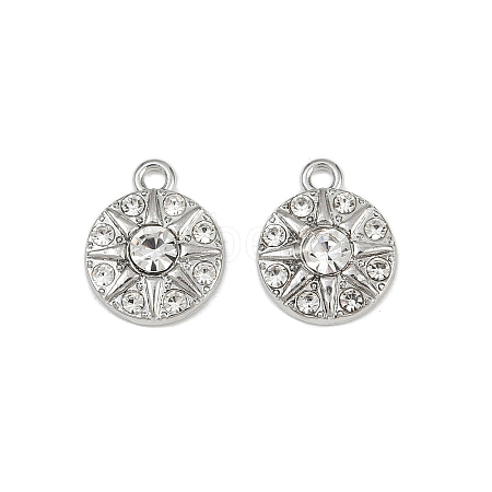 Alloy Rhinestone Pendants PALLOY-P311-03P-1