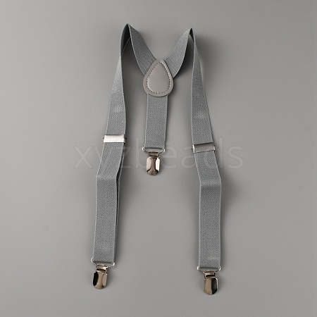 Adjustable Polyester Y-Shaped Heavy Duty Suspenders AJEW-WH0307-23F-1