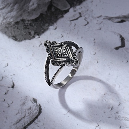 304 Stainless Steel Finger Rings FS-WGD5814-01-1