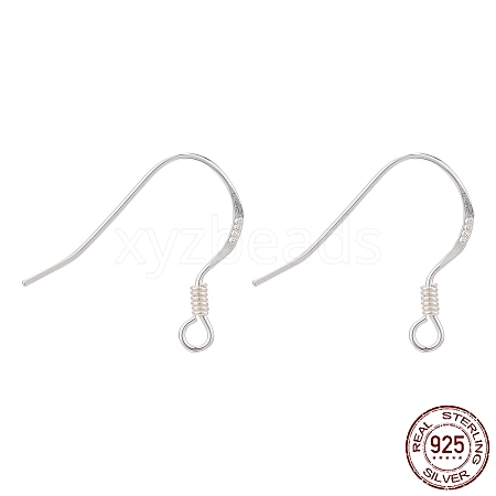 925 Sterling Silver Earring Hooks STER-K167-049B-S-1