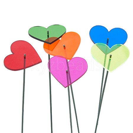 Acrylic Garden Stake AJEW-FH0005-24D-1