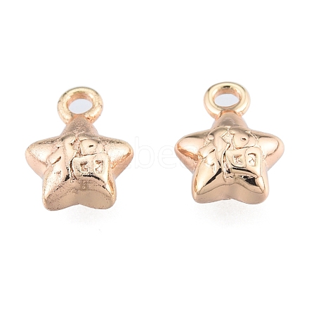 Brass Charms KK-L207-007G-1